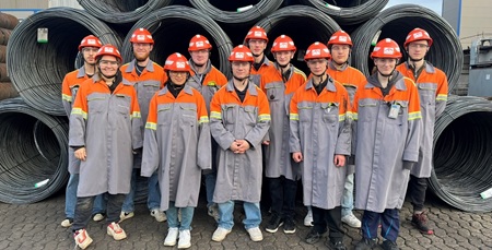 Metallbauerklasse 1-25 bei ArcelorMittal